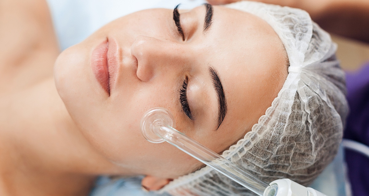 Дарсонвализация лица